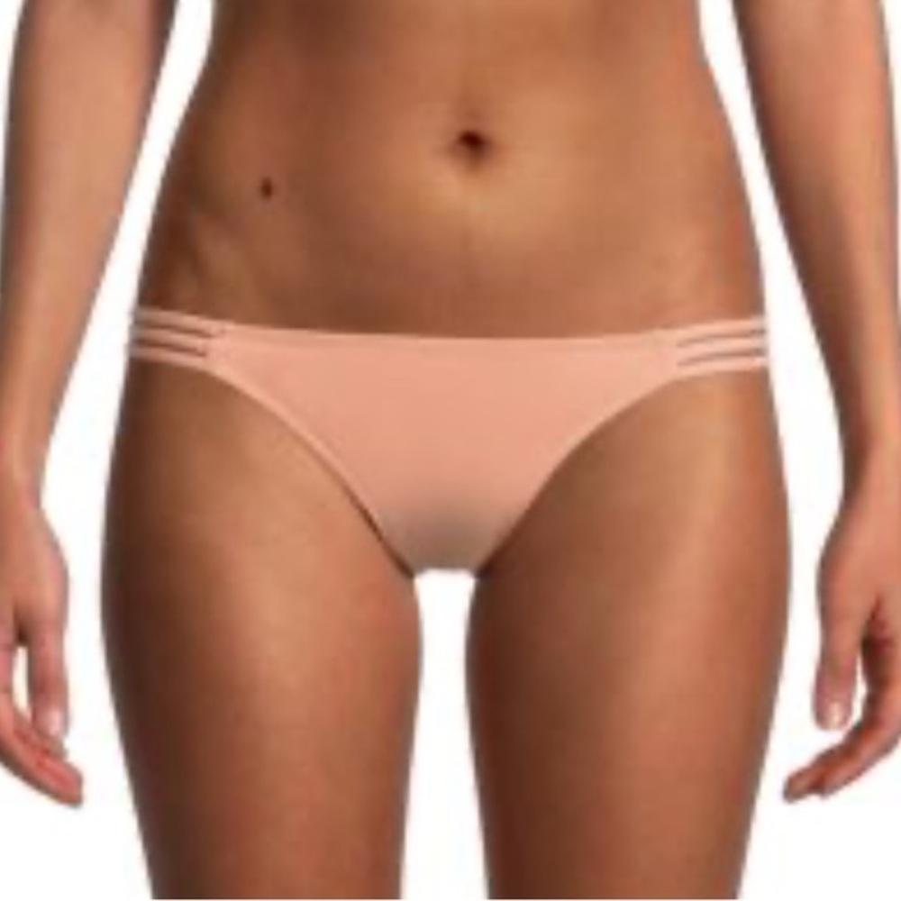 Melissa Odabash NWT gold bikini swimsuit hipster bottoms 4 S